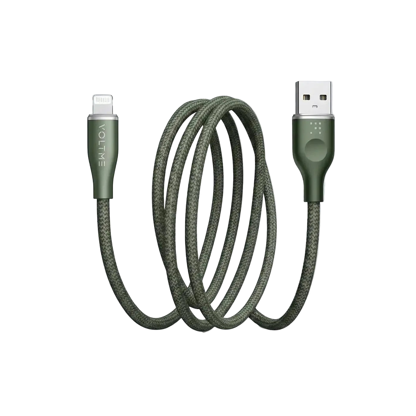 Voltme Powerlink Rugg Double Nylon Cable USB A to Lightning 3A 1 2M Zinc-Alloy