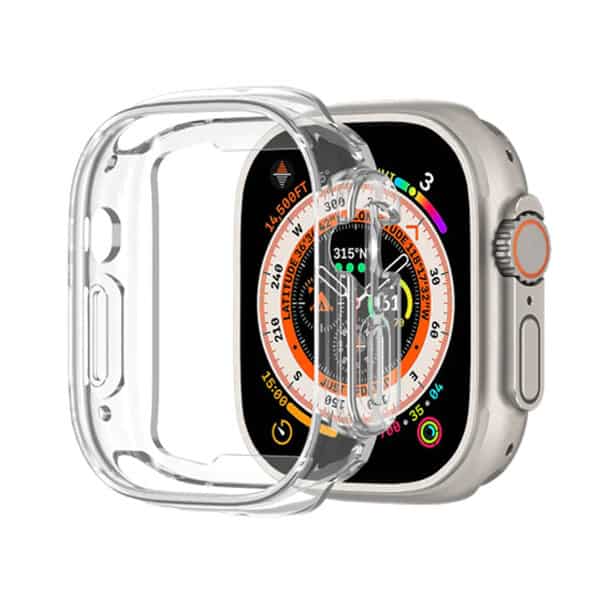 AmazingThing Apple Watch Ultra Minimal Drop Protection Case 49mm Full Clear