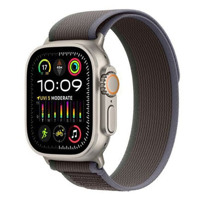 Apple Watch Ultra 2 GPS + Cellular 49mm Titanium Case with Blue Black Trail Loop