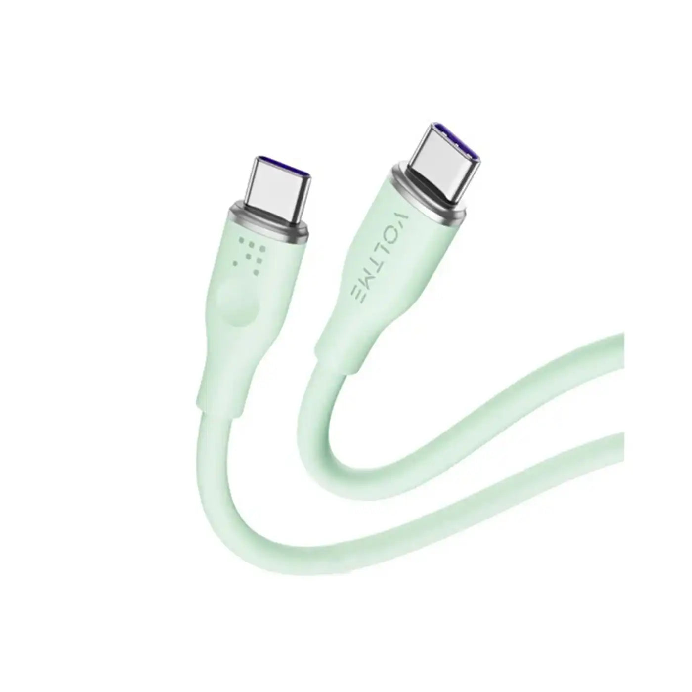 Voltme PowerLink MOSS USB-C to USB-C Cable – 100W – 1.8M – Mint Green
