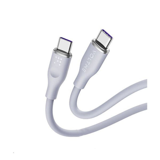 Voltme Powerlink Moss Liquid Silicon Cable Type C to Type C 5A 1M 100W Emarker