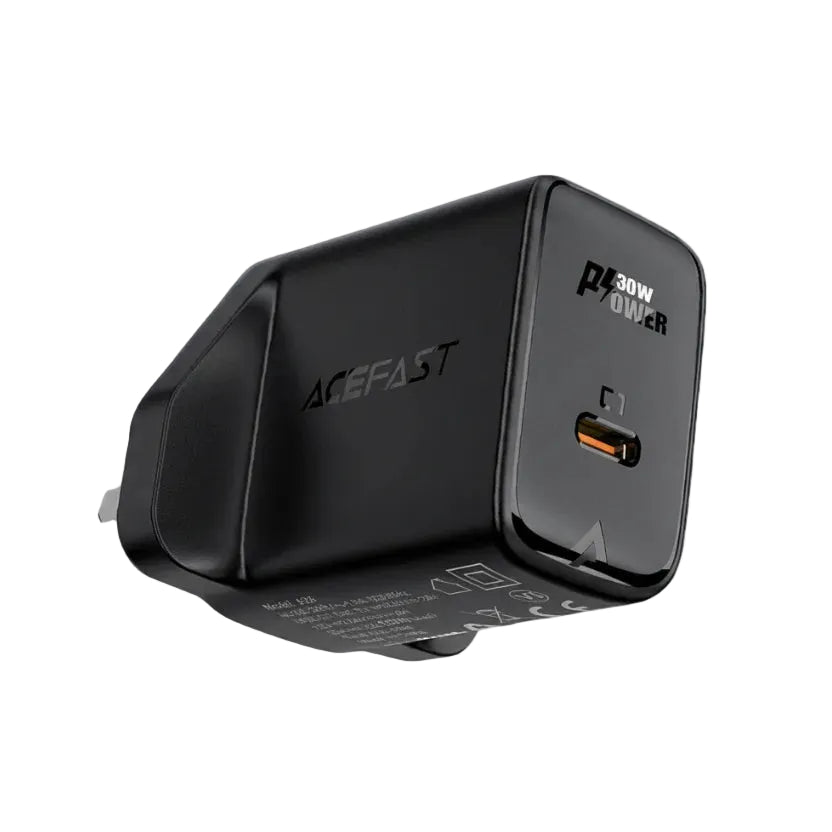 Acefast A24 PD30W GaN single USB-C charger UK
