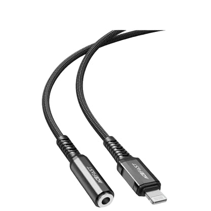 Acefast C1-05 Adapter Lightning to mini jack 3 5mm 18cm -Black product photo