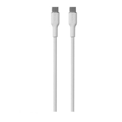 Puro Power and Data Sync Soft CAble From USB-C TO USB-C 1 5M- White product photo