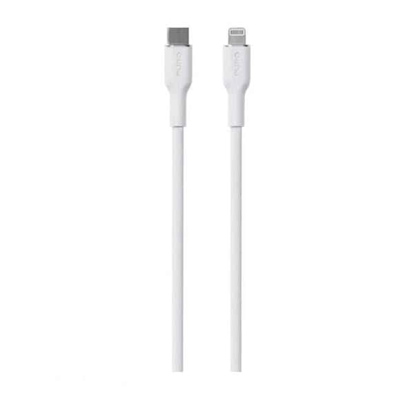 Puro ICON Soft Cable - Cable USB-C to Lightning 1 5 m White