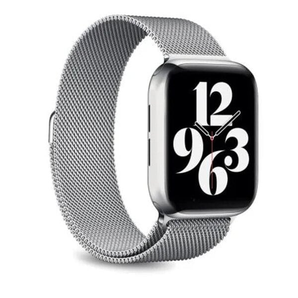 Puro Apple Watch Band 42-49mm MILANESE one size Silver