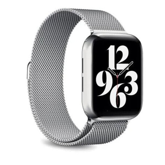 Puro Apple Watch Band 42-49mm MILANESE one size Silver