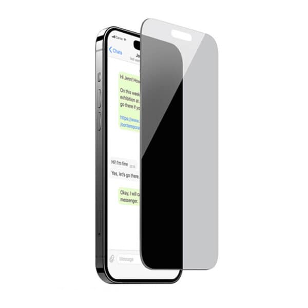 Puro iPhone 15 Pro Privacy Tempered Glass