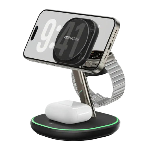 AmazingThing Thunder Pro Mag 3-IN-1 Charging Stations with Stand product photo
