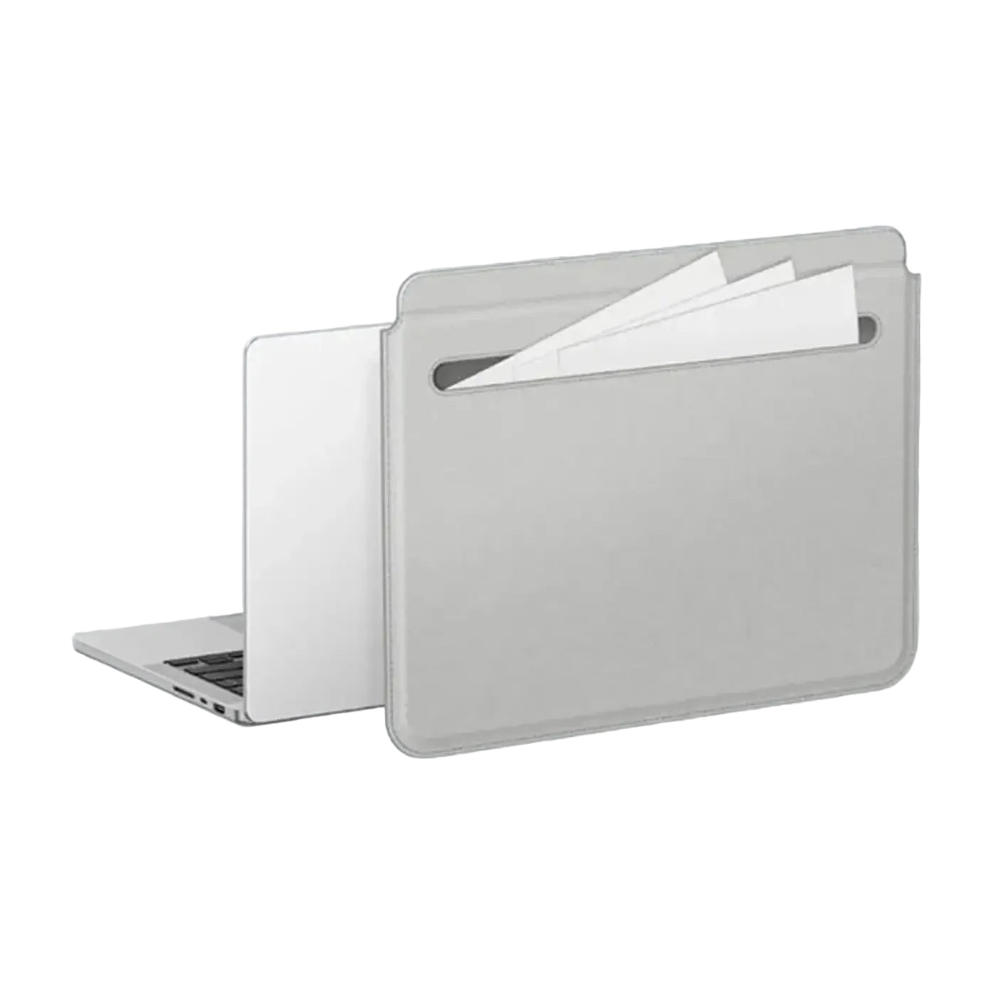 AmazingThing Matte Pro Mag Laptop Sleeve with Pocket 14-Gray product photo