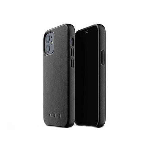 Mujjo iPhone 12 mini Full Leather Case - Black product photo
