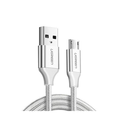 Ugreen USB A to Micro Aluminum Braid White 1m product photo