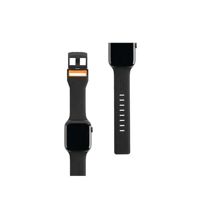 UAG Apple Watch 44mm 42mm Civilian Straps - Black Orange product photo