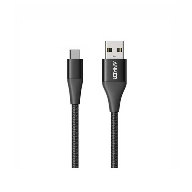 Anker PowerLine II USB to TYPE-C Cable - 0 9m - Black product photo