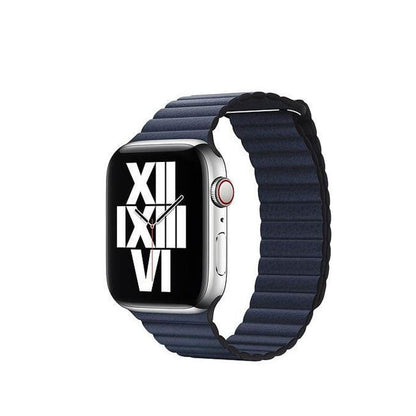 Apple watch 44mm diver blue leather loop - large product photo