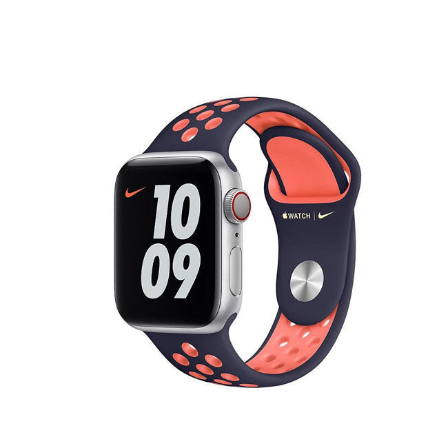 Apple watch strap 40-mm Blue Black Bright Mango Nike Sport Band product photo