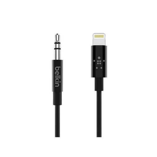 Belkin Lightning & 3 5 mm Audio Cable Connector - Black product photo