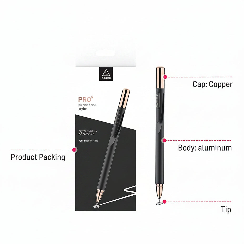 Adonit Pro 4 Precision Disk Stylus - Black product photo