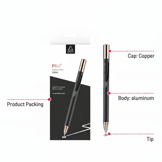 Adonit Pro 4 Precision Disk Stylus - Black product photo