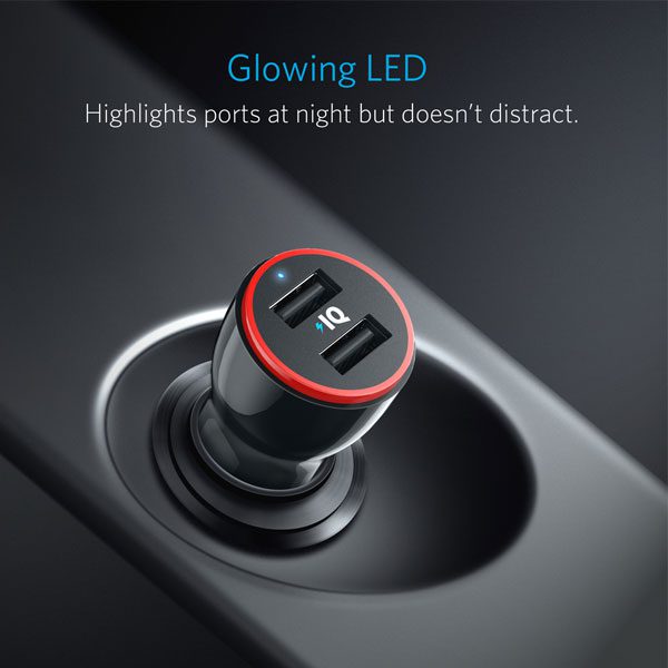Anker PowerDrive 2 IQ Car Charger product photo