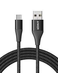 Anker PowerLine II USB to TYPE-C Cable - 0 9m - Black product photo
