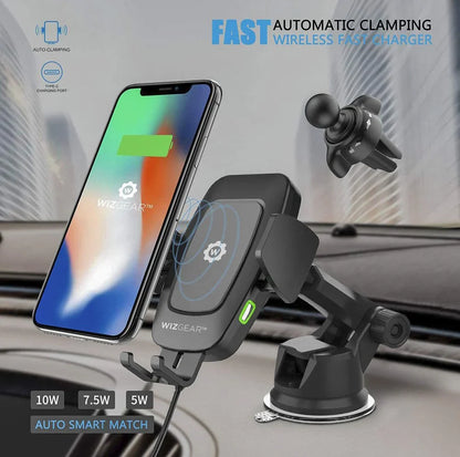 Wizgear Automatic Wireless Car Charging Mount product photo