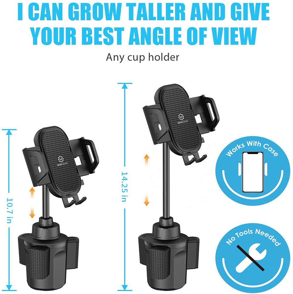 Wizgear Car Cup Holder Phone Mount Adjustable product photo