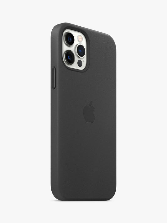 Apple Leather Case with MagSafe for iPhone 12 Pro Max - Black product photo