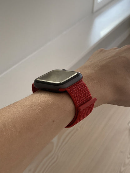 Apple watch strap 40-mm - Red Sport Loop additional product image