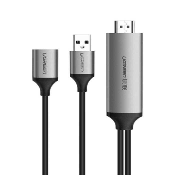 Ugreen USB To HDMI Digital AV Adapter 1 5M GRAY product photo