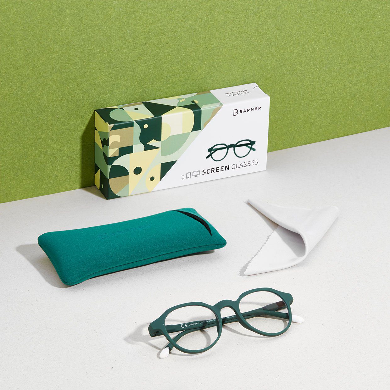 Barner CHAMBERIE Screen Glasses - Dark Green product photo