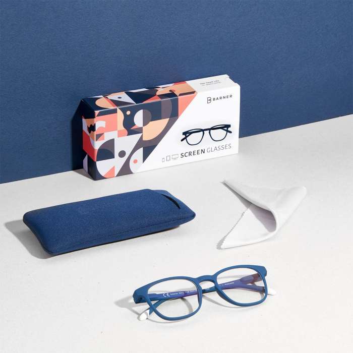 Barner Chamberi Screen Glasses - Navy Blue