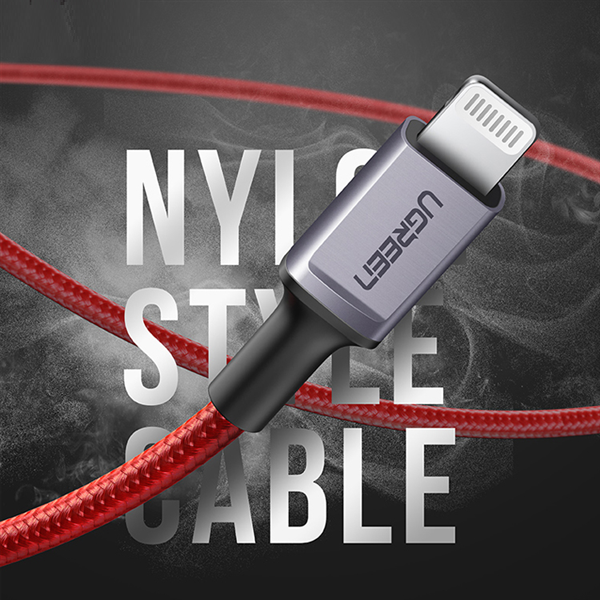 Ugreen USB-C To Lightning Cable 1m - Red additional product image