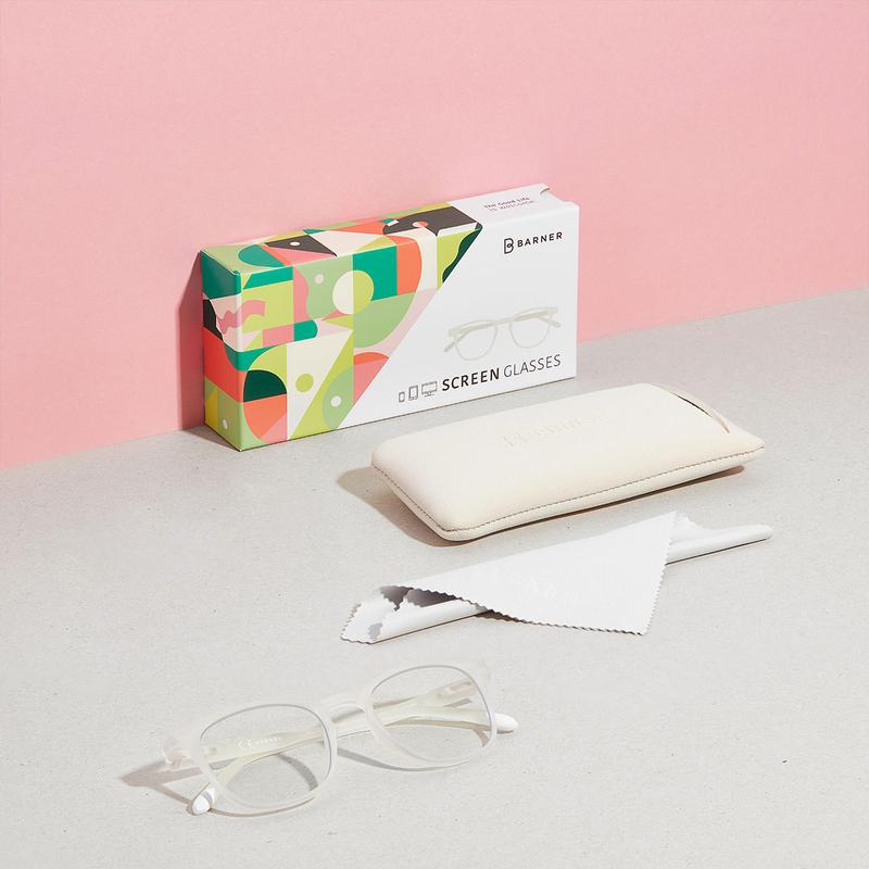 Barner Dalston Screen Glasses - Coconut Milk product photo
