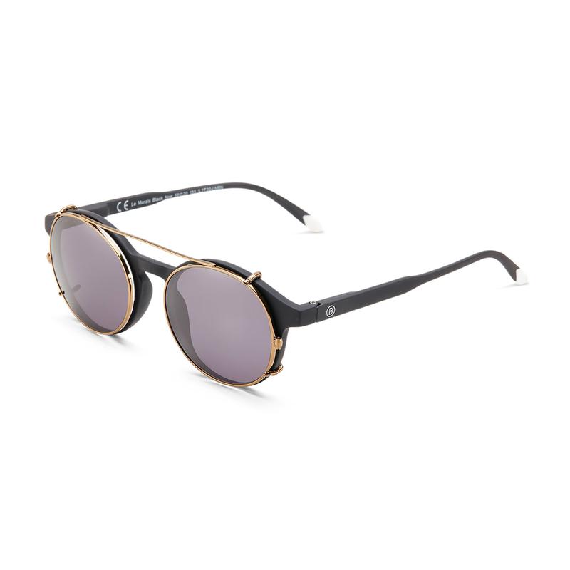 Barner Le Marais Clip On for Sun - Silver Smoke