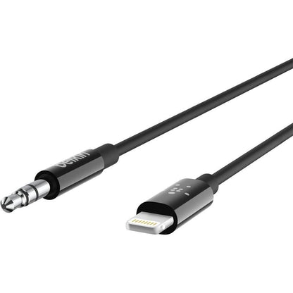 Belkin Lightning & 3 5 mm Audio Cable Connector - Black additional product image