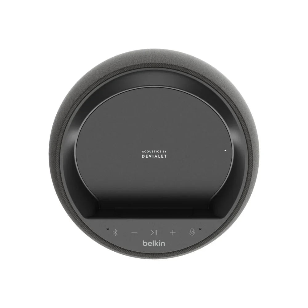 Belkin Soundform Elite Hi-Fi Smart Speaker with Wireless Charger - Black