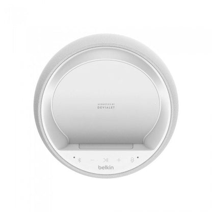 Belkin Soundform Elite Hi-Fi Smart Speaker with Wireless Charger - White product photo