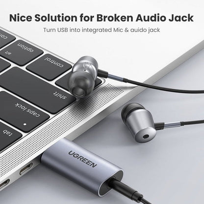 Ugreen Sound Card Adapter USB to 3 5mm product photo