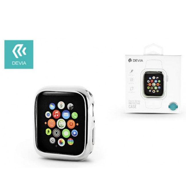 Devia Gold Plated Series Case for 44mm Apple Watch 4 - Silver product photo