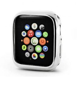 Devia Gold Plated Series Case for 44mm Apple Watch 4 - Silver product image