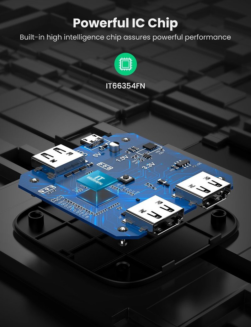 Ugreen 2 In 1 Out 4K HDMI Switch product image