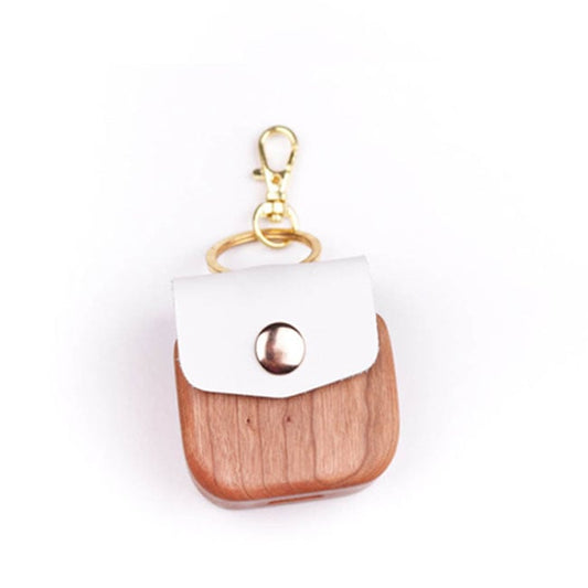 Elegant Wood AirPods Case -White product photo