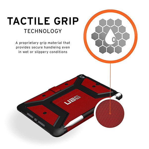 UAG iPad 10 2 2019 Metropolis Case - Magma product photo