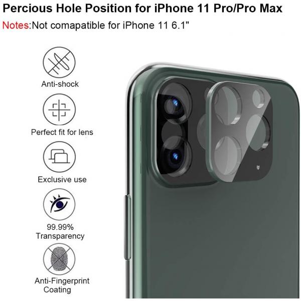 Grip2u Camera Lens Screen Protector for iPhone 11 Pro 11 Pro Max Midnight Green