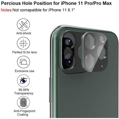 Grip2u Camera Lens Screen Protector for iPhone 11 Pro 11 Pro Max Midnight Green