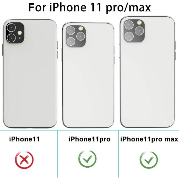 Grip2u Camera Lens Screen Protector for iPhone 11 Pro 11 Pro Max Silver product photo