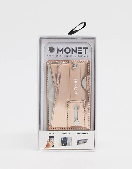 Monet Wallet Kickstand - Metallic Rose Gold product photo