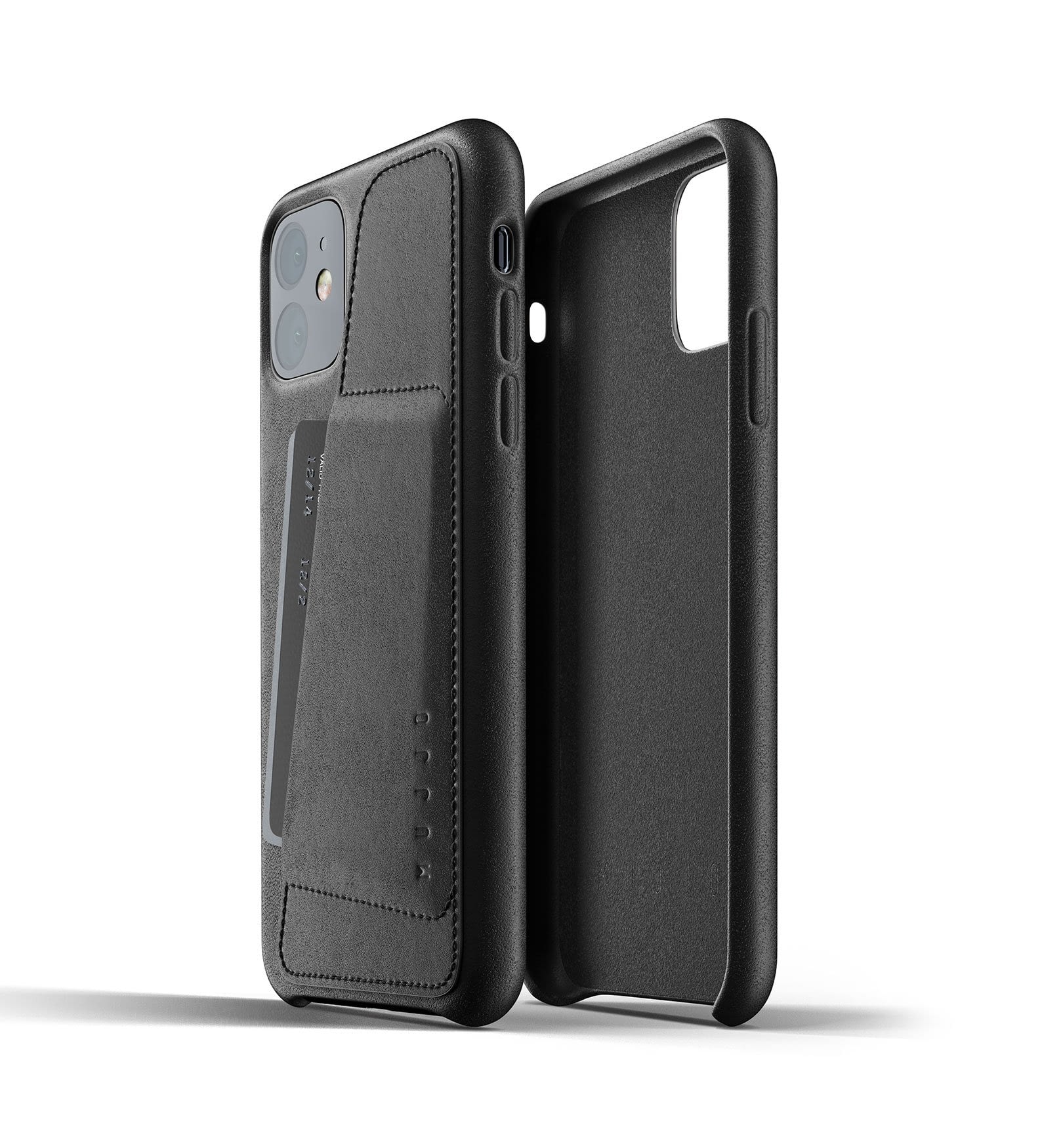 Mojo iPhone 11 Leather Full Cover with Card Wallet - Black product photo
