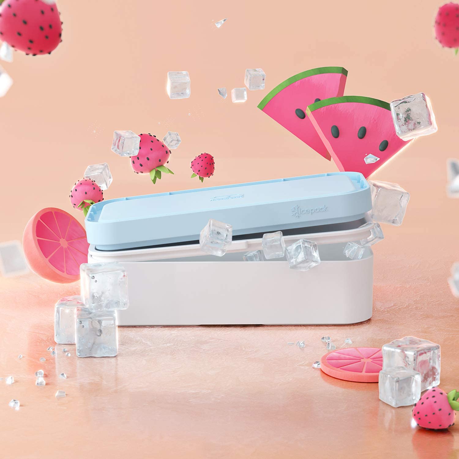 Monbento - MB I-cy Blue Polar Ice Pack for bento Box MB product image